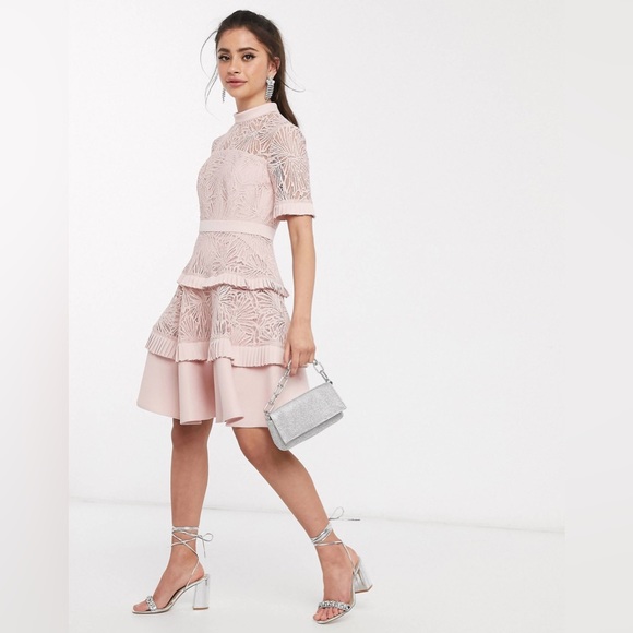 Forever New Women's Raine Lace A-Line Prom Dress sz 10 - Picture 3 of 9